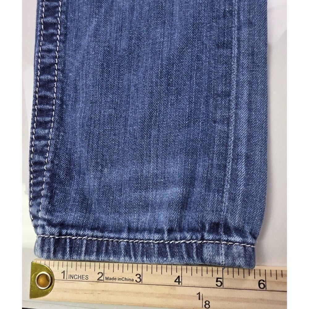 Miss Me Jeans Girls Size 14 Blue Denim Skinny‎ Straight Jeans - JK595853 - Thumbnail 9