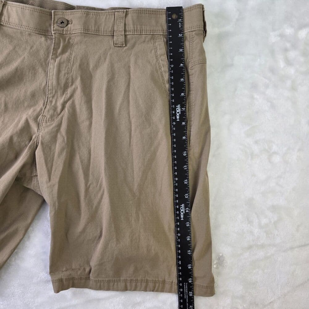 Weatherproof Men's 38 Khaki Flat Front Chino Shorts - Thumbnail 9