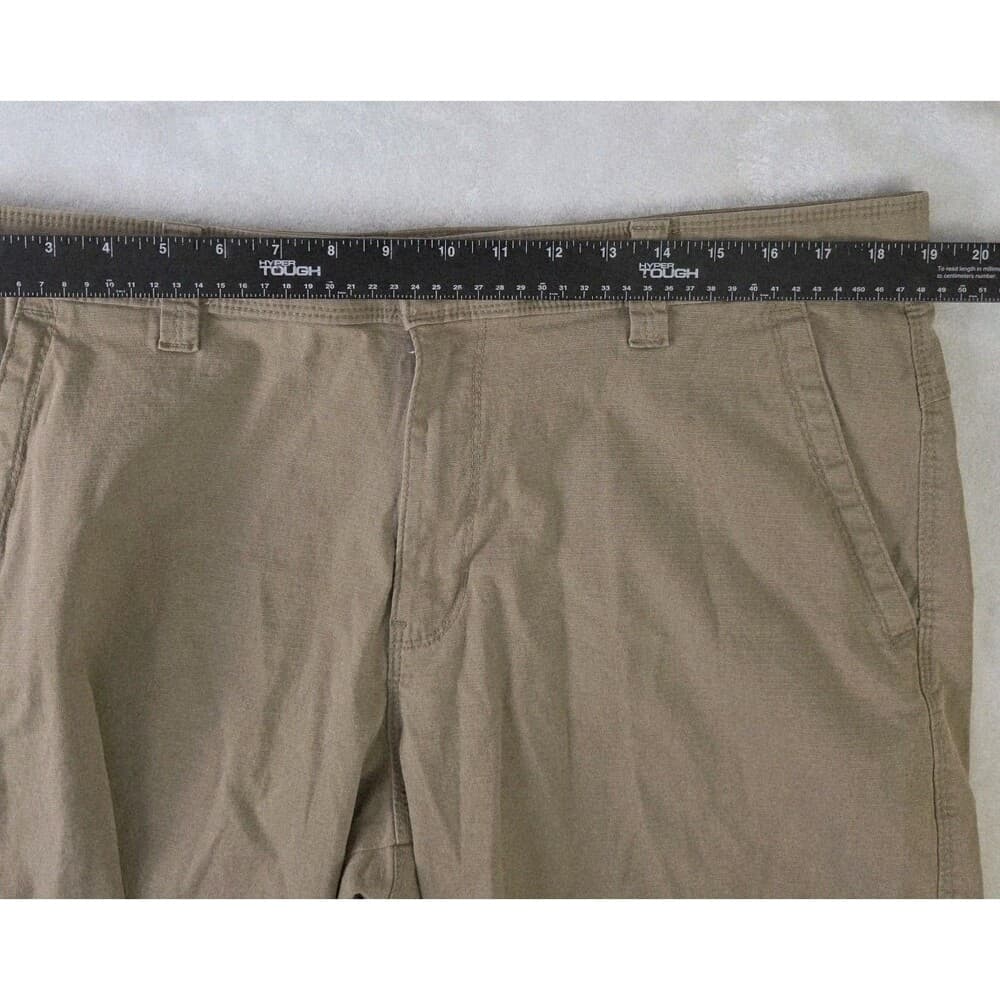 Weatherproof Men's 38 Khaki Flat Front Chino Shorts - Thumbnail 5