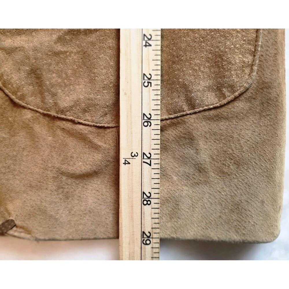 Vintage Renaissance Women's Medium Western Style Brown Leather Jacket - Thumbnail 9