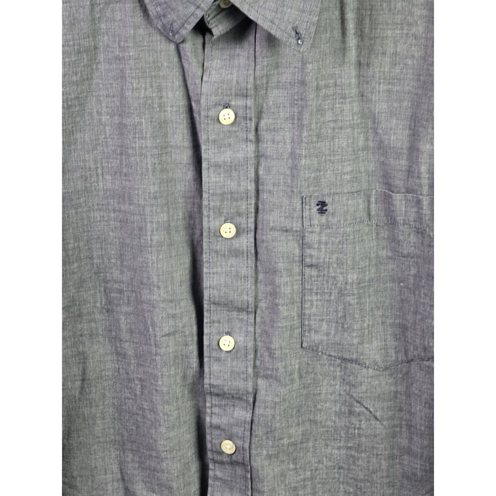 IZOD Men’s‎ XL Gray Long Sleeve Button Down Shirt - Thumbnail 2