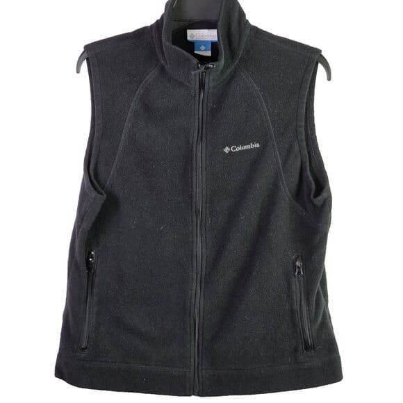 Columbia Men's Large Black Full Zip Fleece Vest - Thumbnail 10