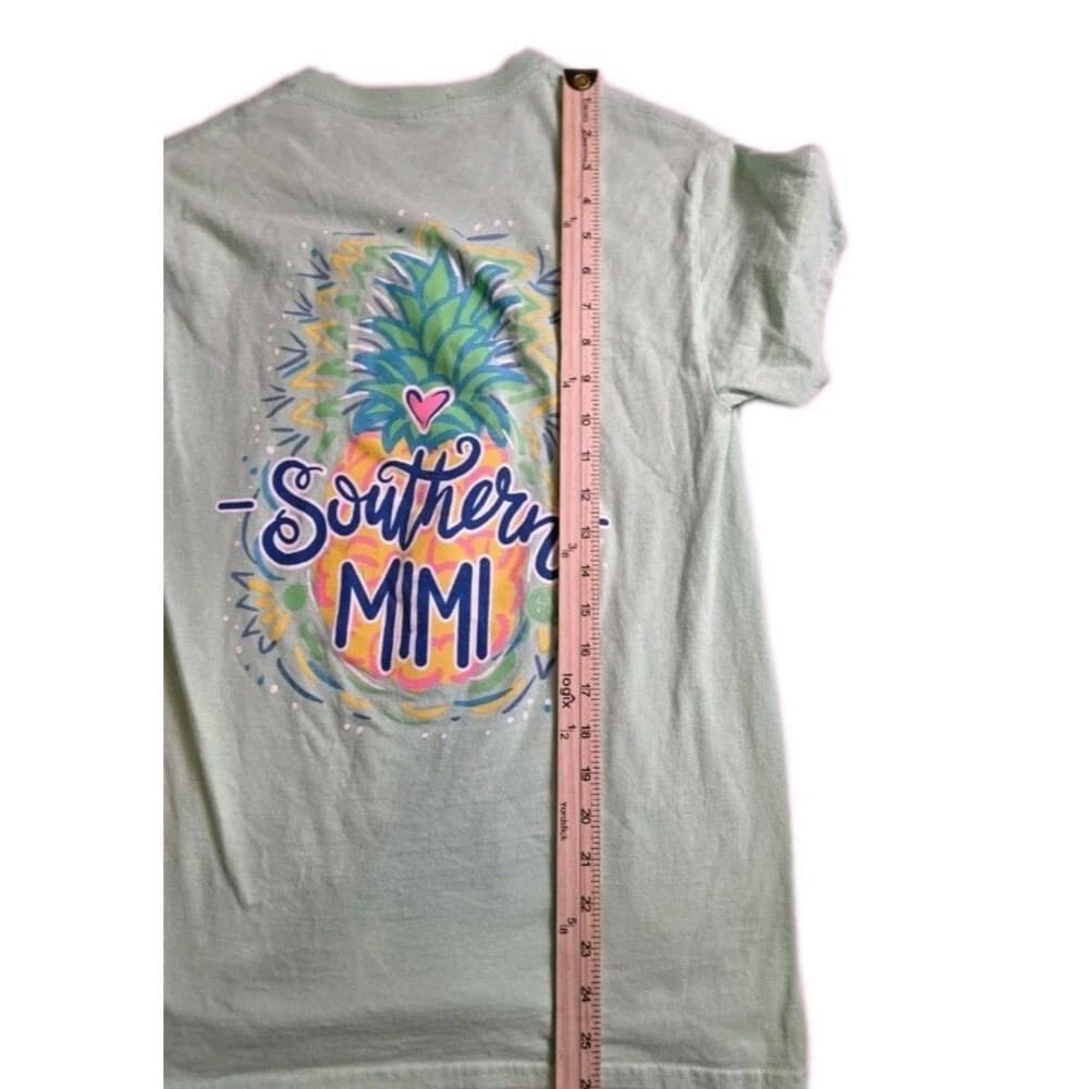 Simply Southern Shirt Women's Small Green " Southern Mimi " Short Sleeve T-Shirt - Thumbnail 6