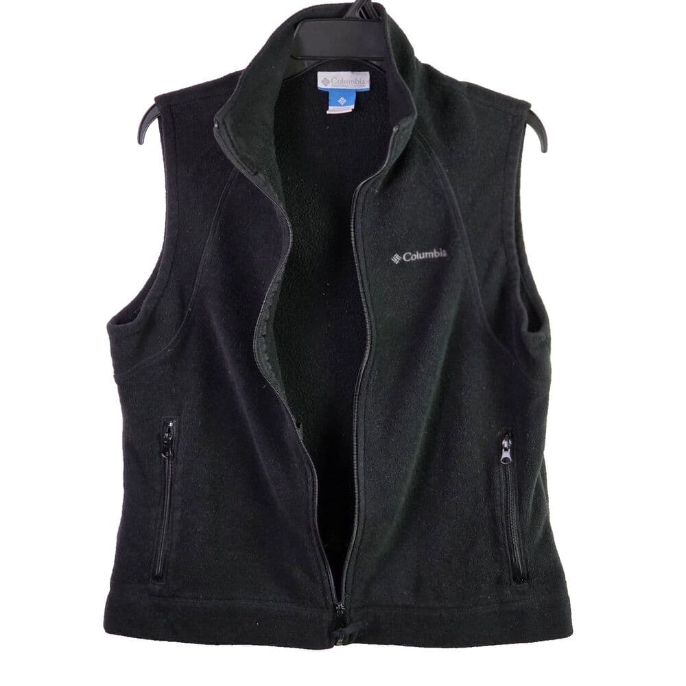 Columbia Men's Large Black Full Zip Fleece Vest - Thumbnail 5