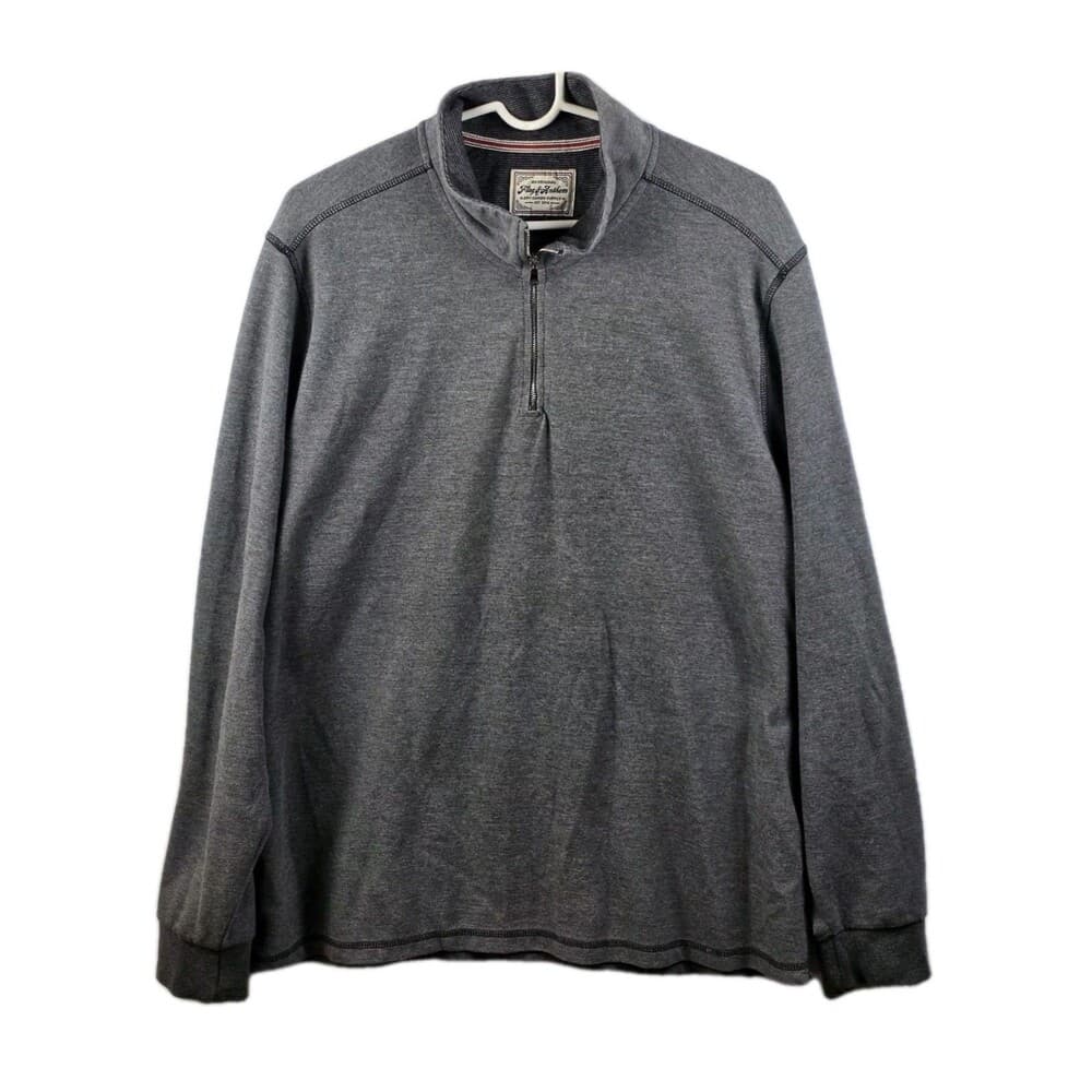 Flag & Anthem Mens XXL Dark Grey 1/4 Zip Pullover‎ - Thumbnail 6