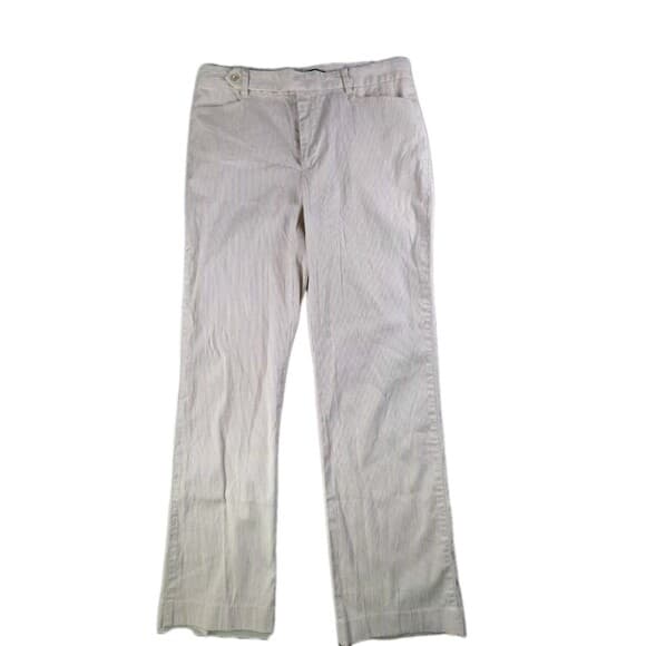 Ralph Lauren Women's 8 Ivory Cotton Dress Slacks‎ - Thumbnail 13