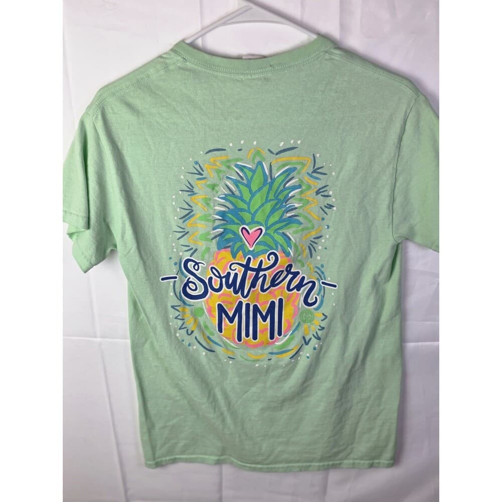 Girlie Girl Women's‎ Small Green Short Sleeve T-Shirt - Thumbnail 4