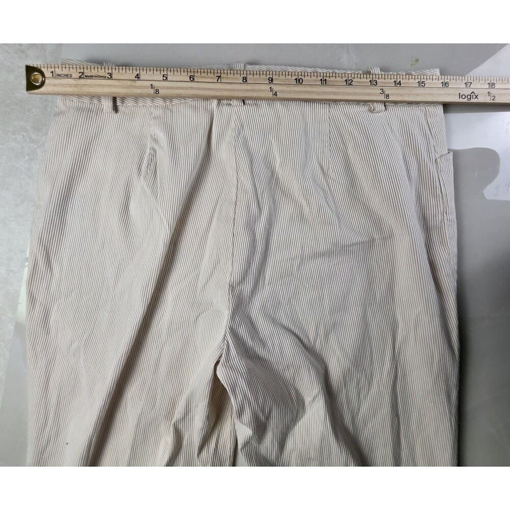 Ralph Lauren Women's 8 Ivory Cotton Dress Slacks‎ - Thumbnail 8