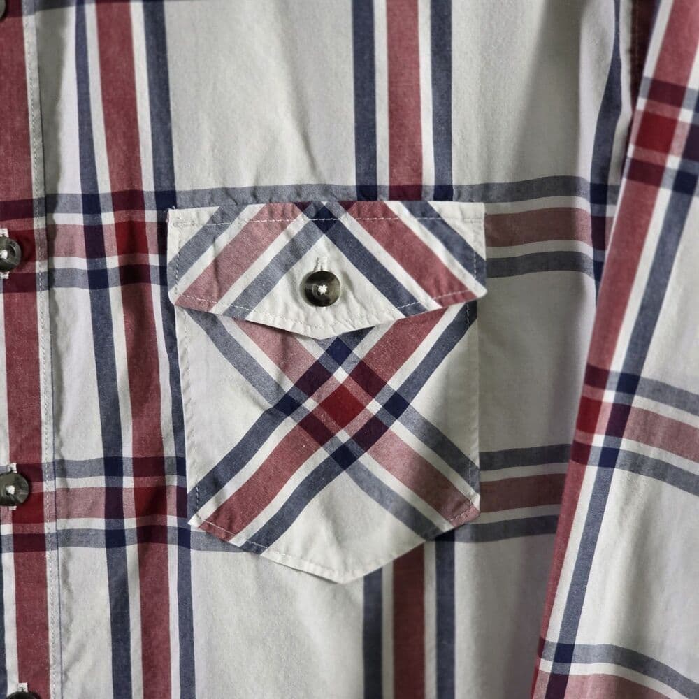 Magellan Outdoors Men's XXL Classic Fit Plaid Long Sleeve Button Down Shirt - Thumbnail 2