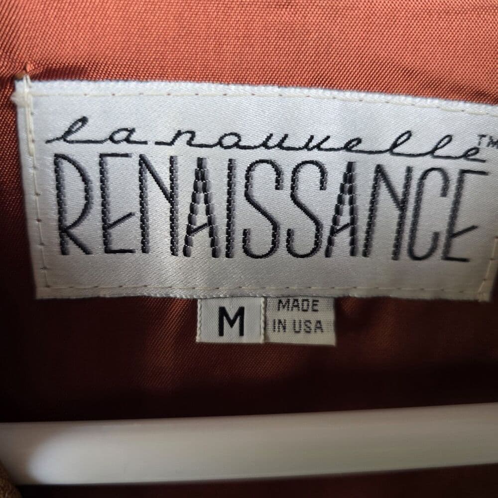 Vintage Renaissance Women's Medium Western Style Brown Leather Jacket - Thumbnail 3