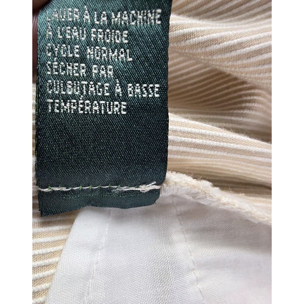 Ralph Lauren Women's 8 Ivory Cotton Dress Slacks‎ - Thumbnail 4