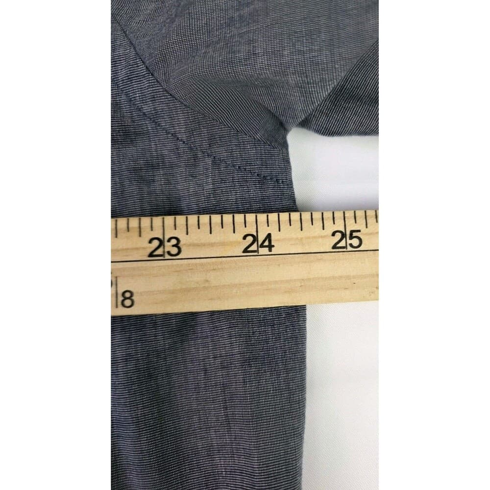 IZOD Men’s‎ XL Gray Long Sleeve Button Down Shirt - Thumbnail 6