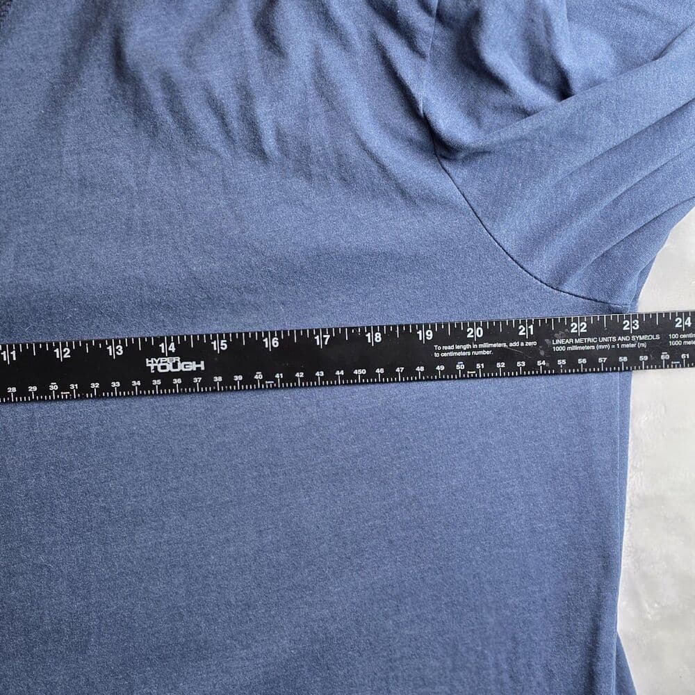 Weatherproof Men's XL Blue Mirage‎ Long Sleeved Jersey Crew Neck T-shirt - Thumbnail 3