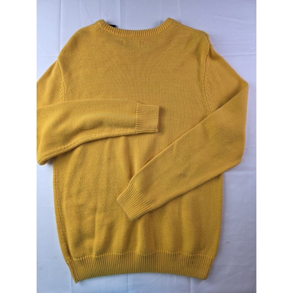 Chaps Ralph Lauren Men's Size Medium Yellow Long Sleeve‎ Sweater - Thumbnail 5