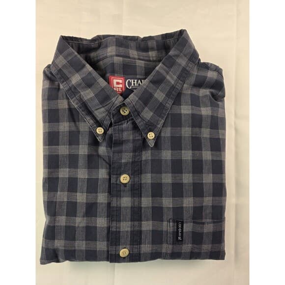Vintage Chaps Ralph Lauren Men's Shirt XL Plaid Long‎ Sleeve Shirt - Thumbnail 11