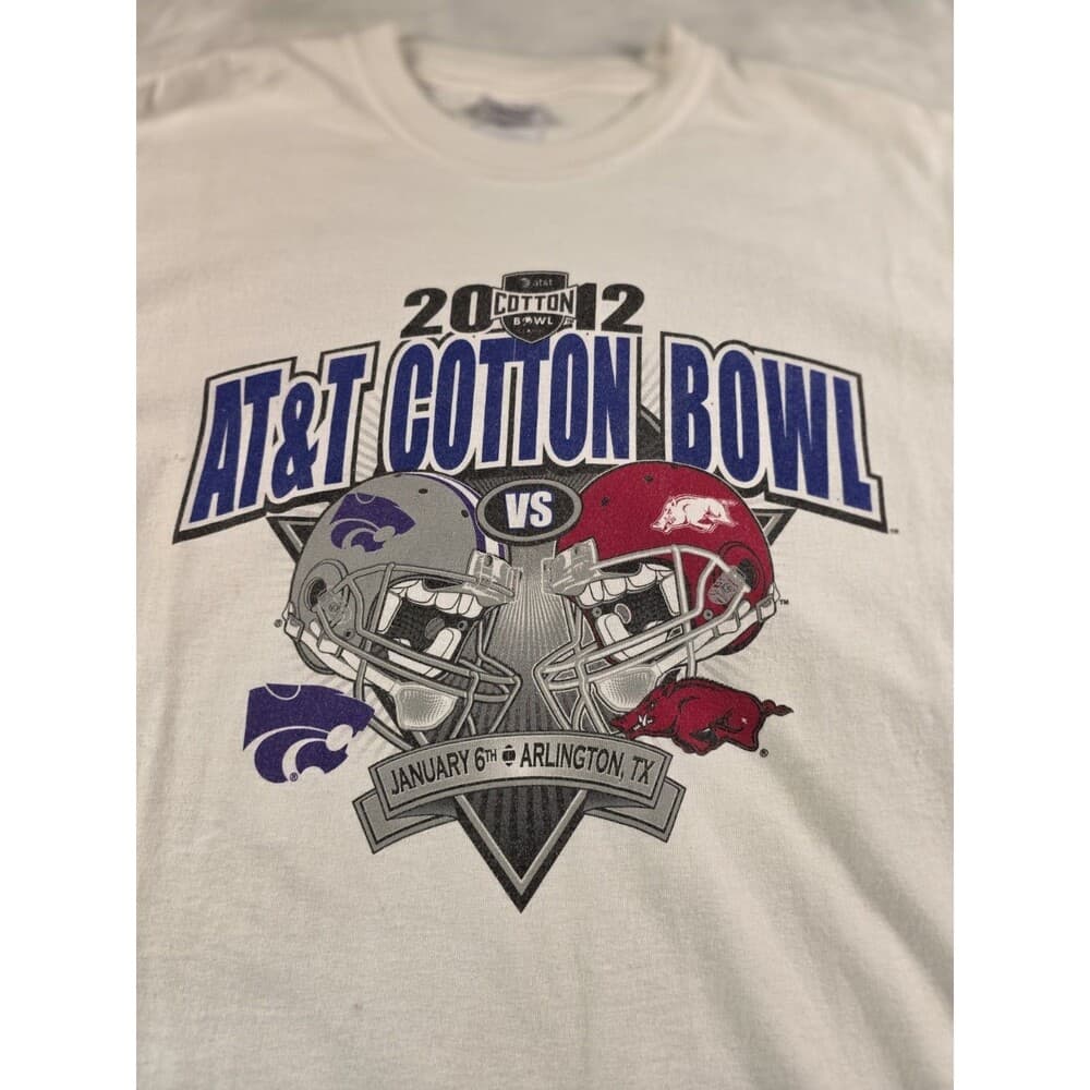 2012 Cotton Bowl Arkansas Vs Kansas Mens Size‎ M - Thumbnail 7