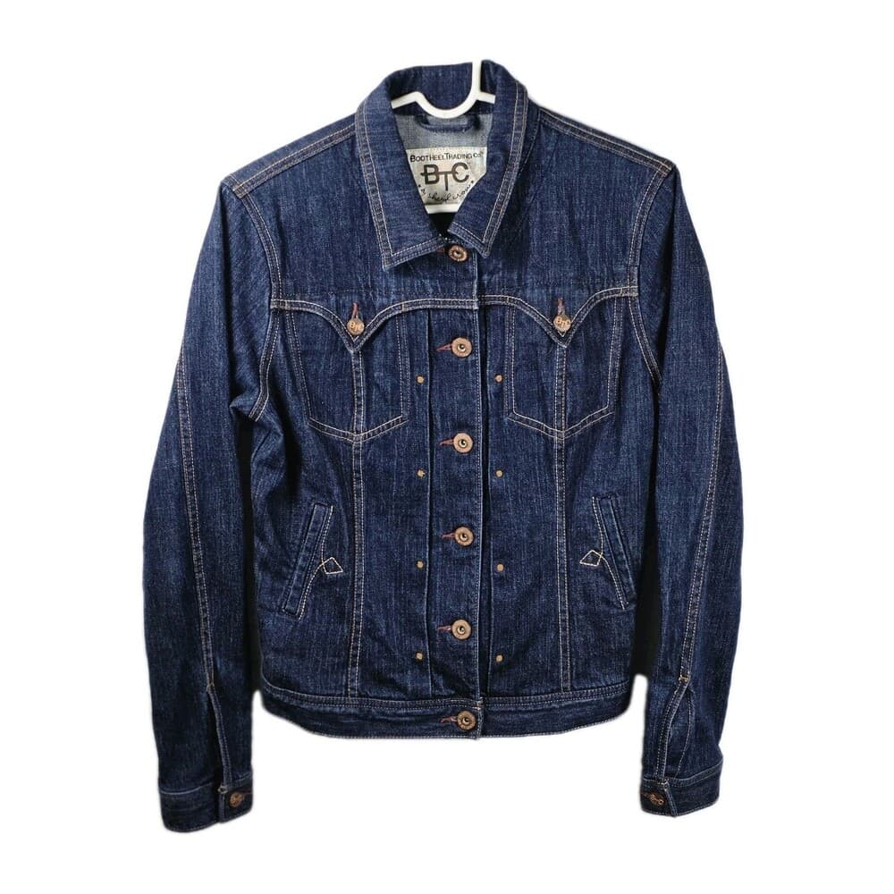 Boot Heel Trading Co By Sheryl Crow Women’s Large Denim Jeans Jacket - Thumbnail 7