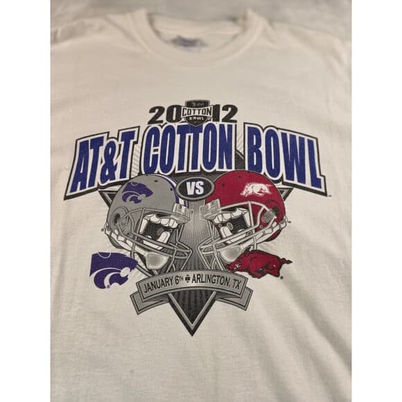 2012 Cotton Bowl Arkansas Vs Kansas Mens Size‎ M - Thumbnail 8