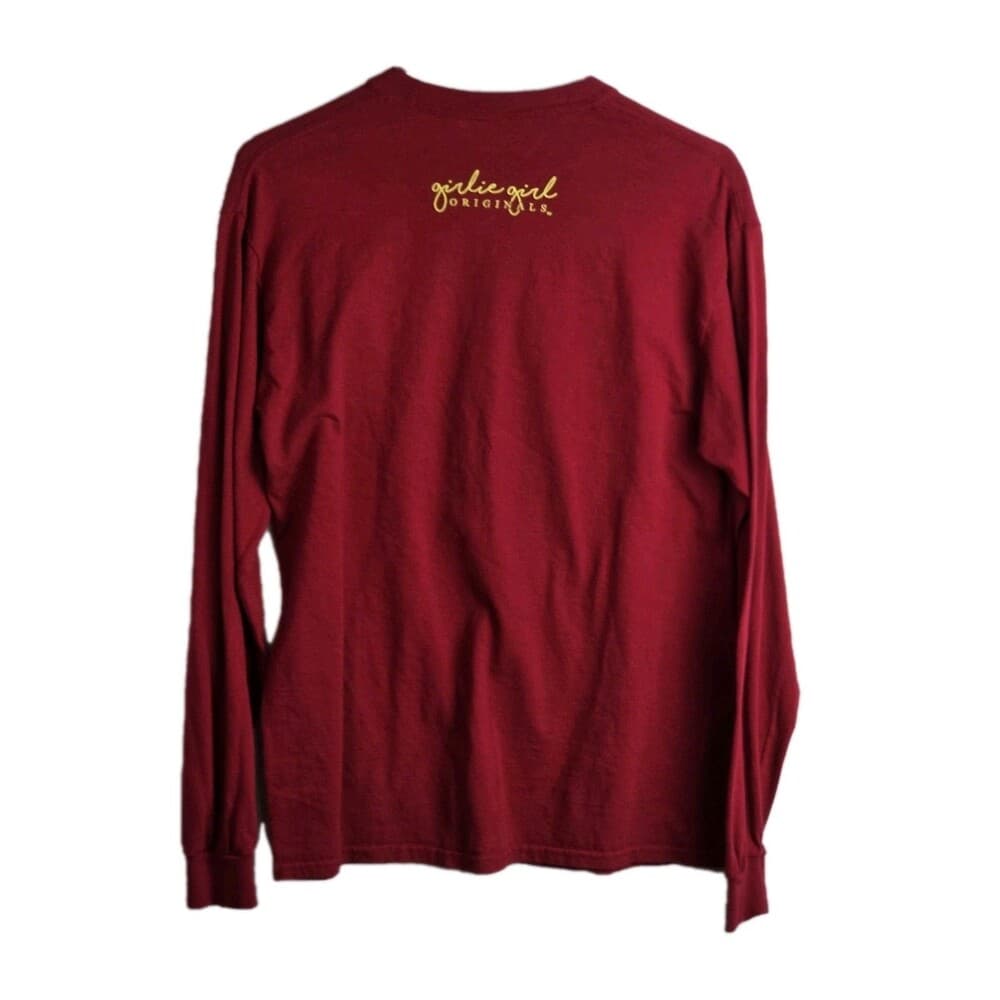 Girlie Girl's Medium Cardinal‎ Red " Waymaker" Long Sleeve T-shirt - Thumbnail 4