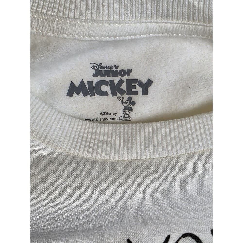 Disney‎ Mickey Mouse 5T XOXO Valentines Fleece Pullover Sweatshirt Pocket - Thumbnail 3