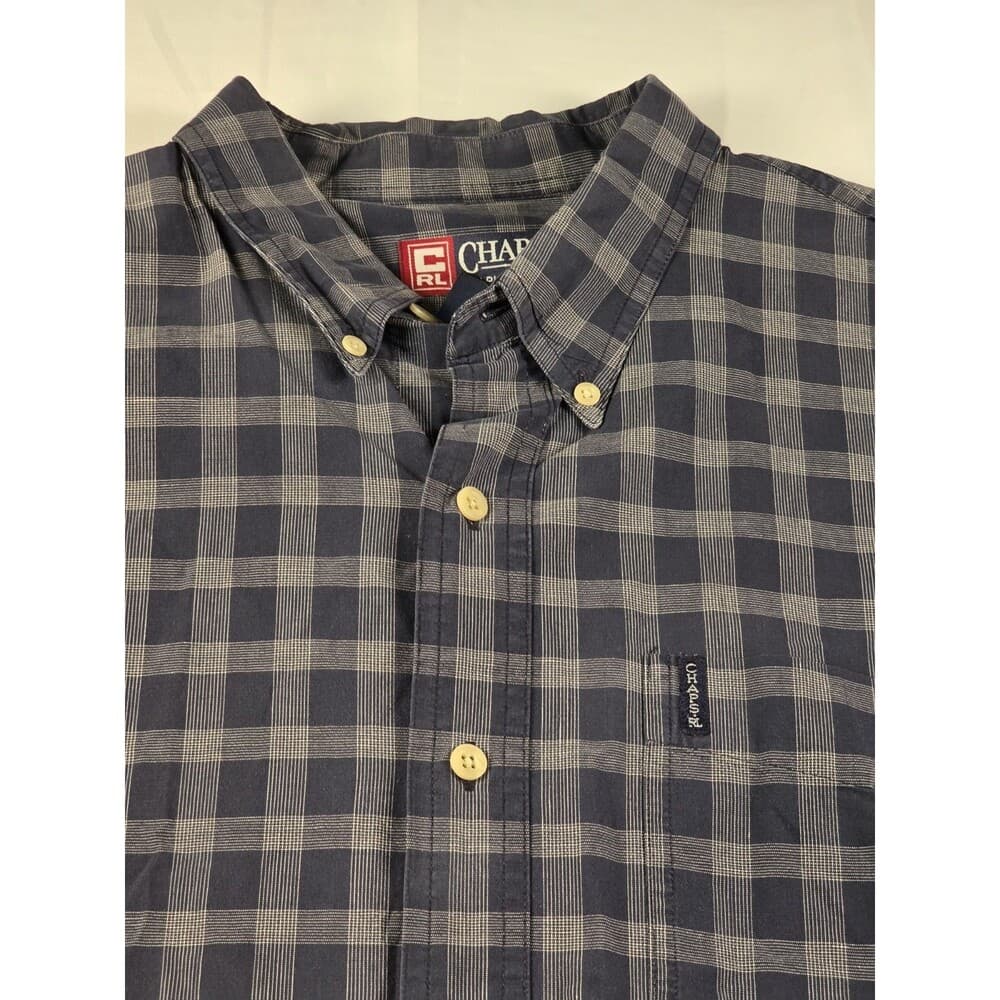 Vintage Chaps Ralph Lauren Men's Shirt XL Plaid Long‎ Sleeve Shirt - Thumbnail 2