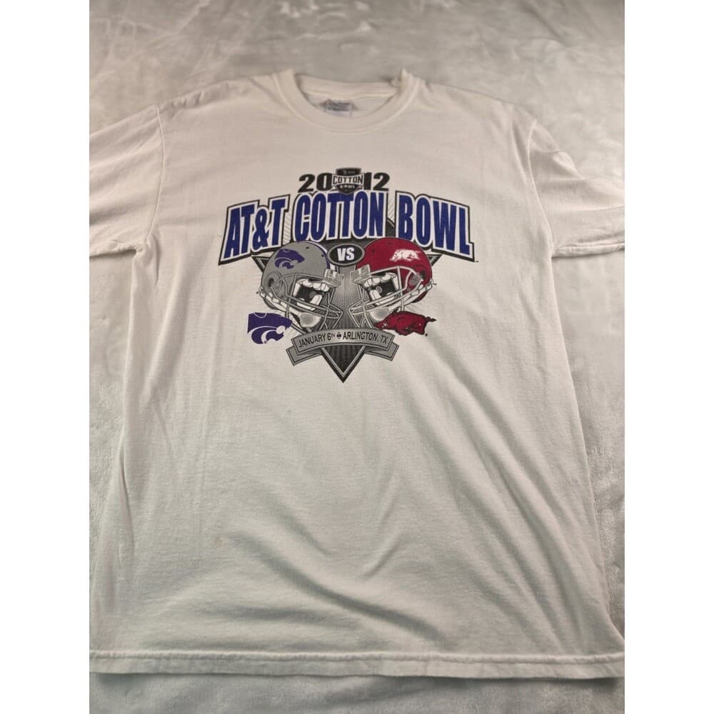 2012 Cotton Bowl Arkansas Vs Kansas Mens Size‎ M - Thumbnail 2
