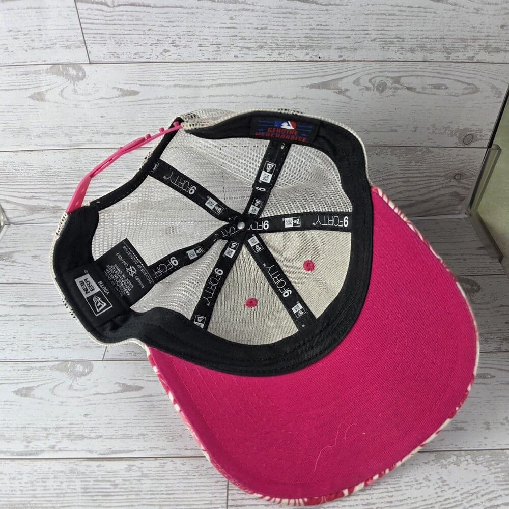 New Era St. Louis Cardinals Youth Pink Floral‎ Snapback Hat - Thumbnail 3