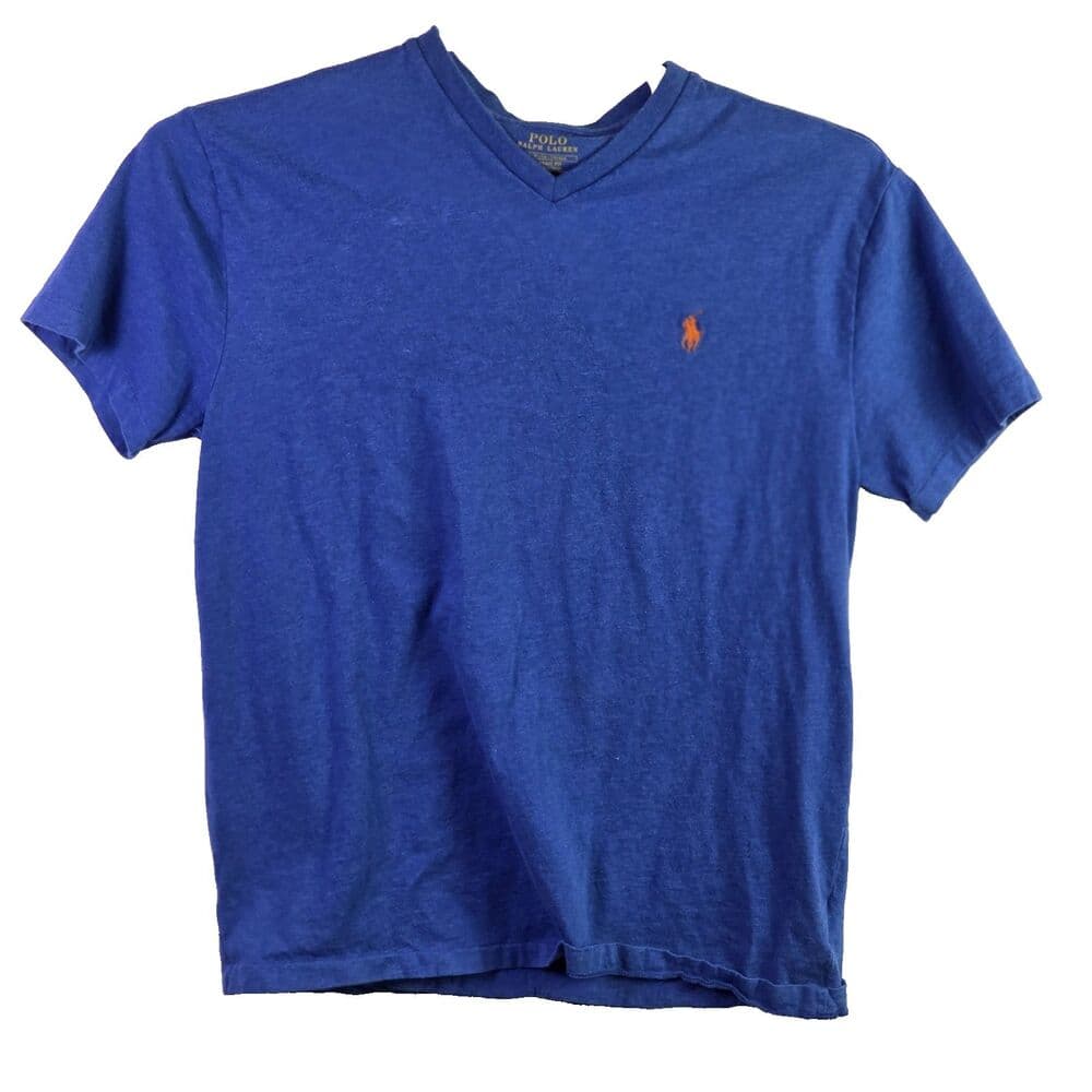 Polo Ralph‎ Lauren Men's Small Classic Fit V-Neck Shirt - Thumbnail 7