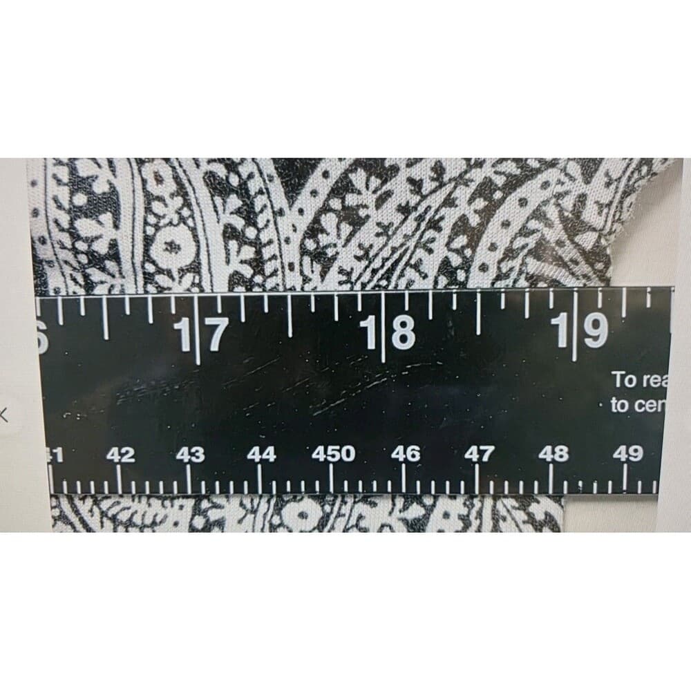 Michael Kors Women's Medium‎ Paisley Gray & Black Blouse - Thumbnail 7