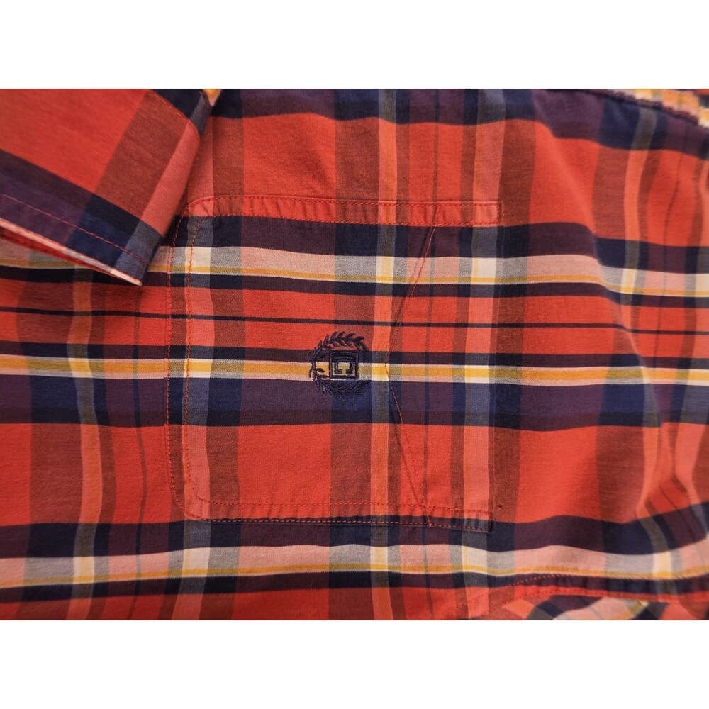 Chaps Easy Care Men's‎ Large Plaid Long Sleeve Button Up Shirt - Thumbnail 3