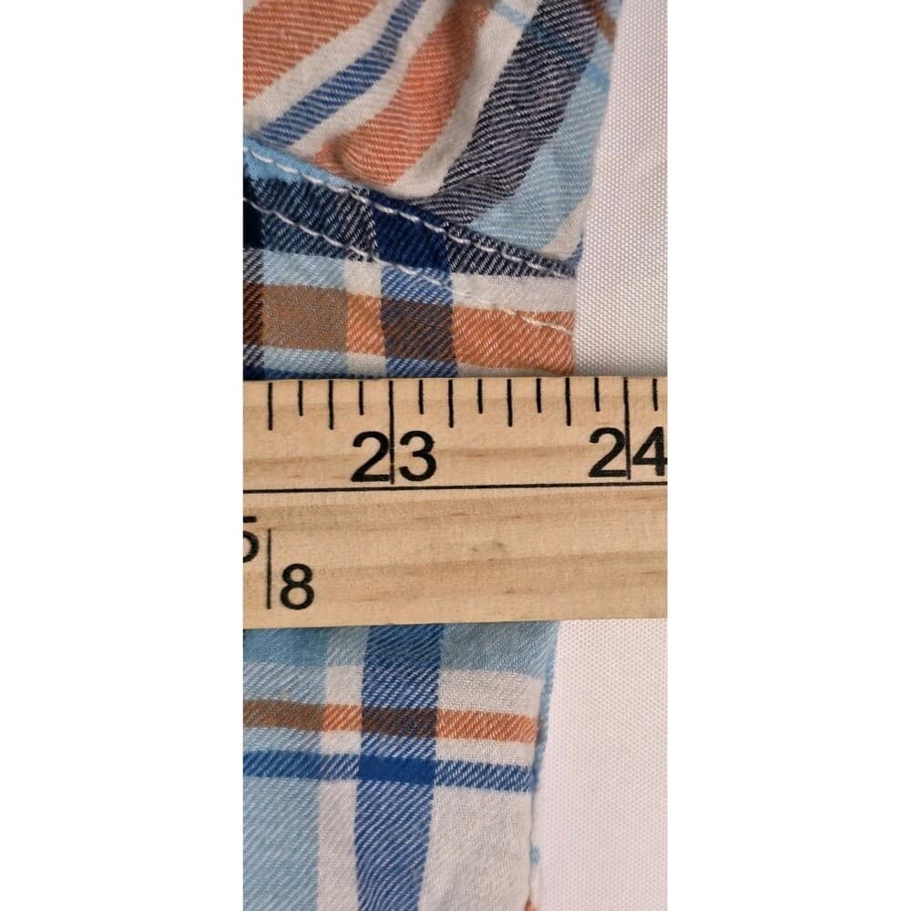 Red Camel Men's XL Plaid Western Pearl Snap Long Sleeve Button‎ Up Shirt - Thumbnail 8