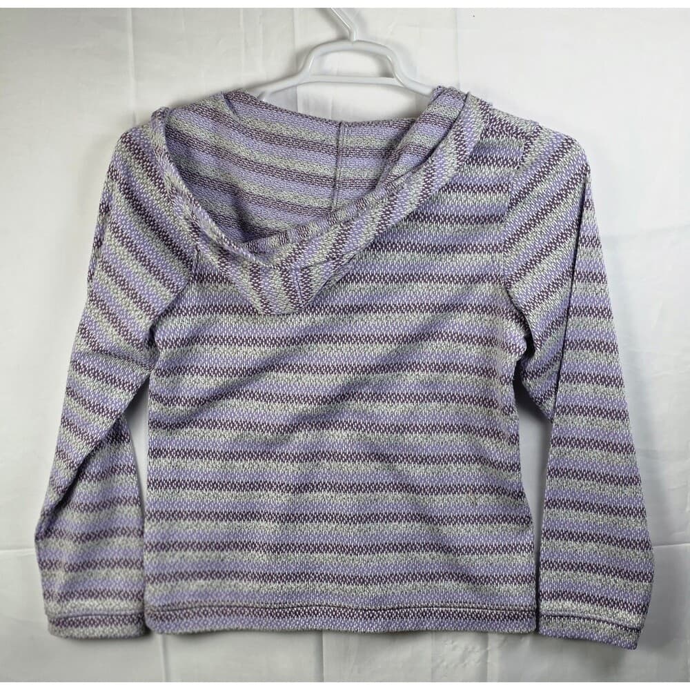 Stillwater Supply Co‎ Sweatshirt Womens Small Purple/ White Hoodie - Thumbnail 4