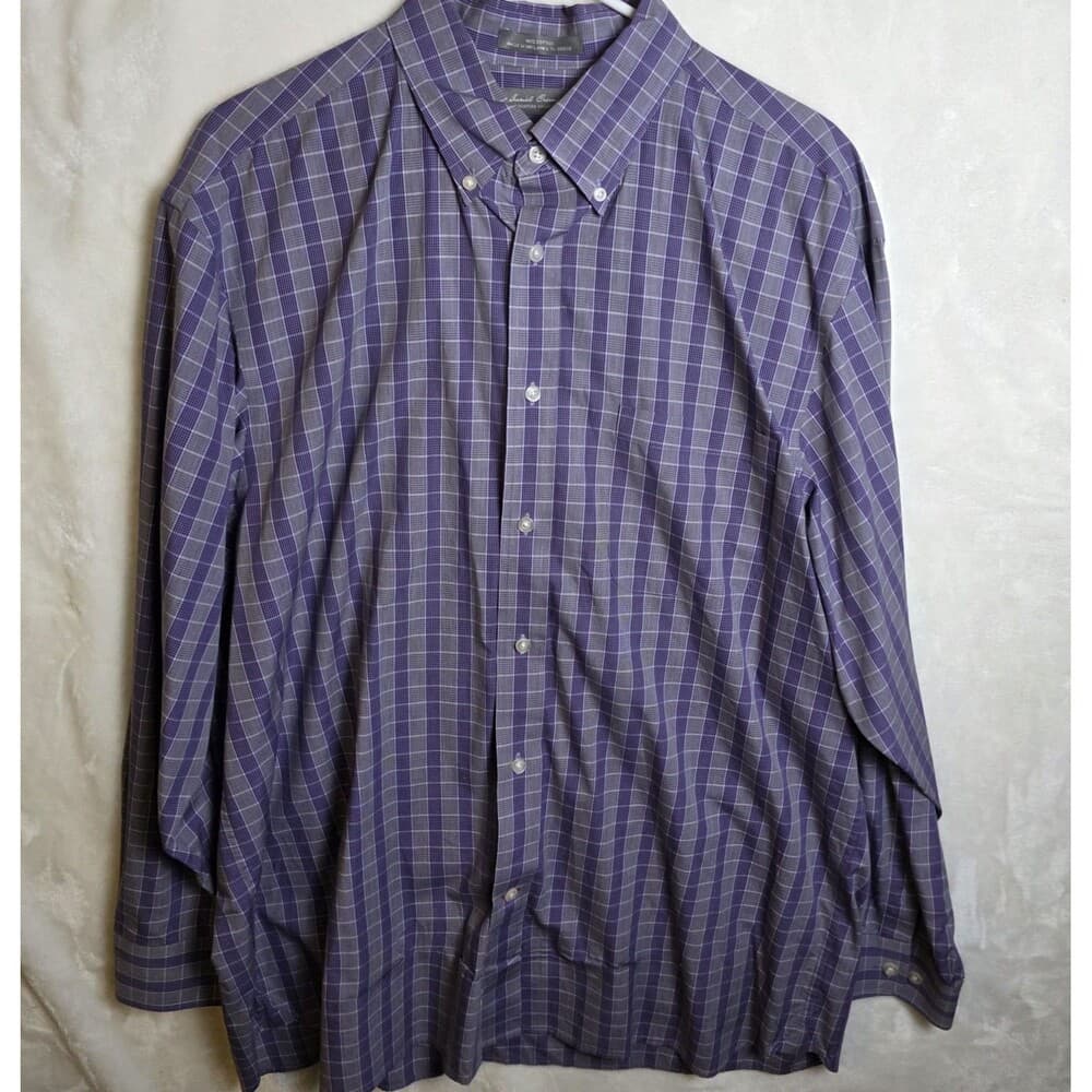 Daniel Cremieux Men's XL Long Sleeve Lavender‎ Shirt - Thumbnail 7