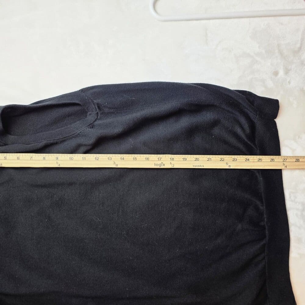 Brooks Brother‎ Size XL Black 100% Supima Cotton Sleeveless Sweater Vest - Thumbnail 4