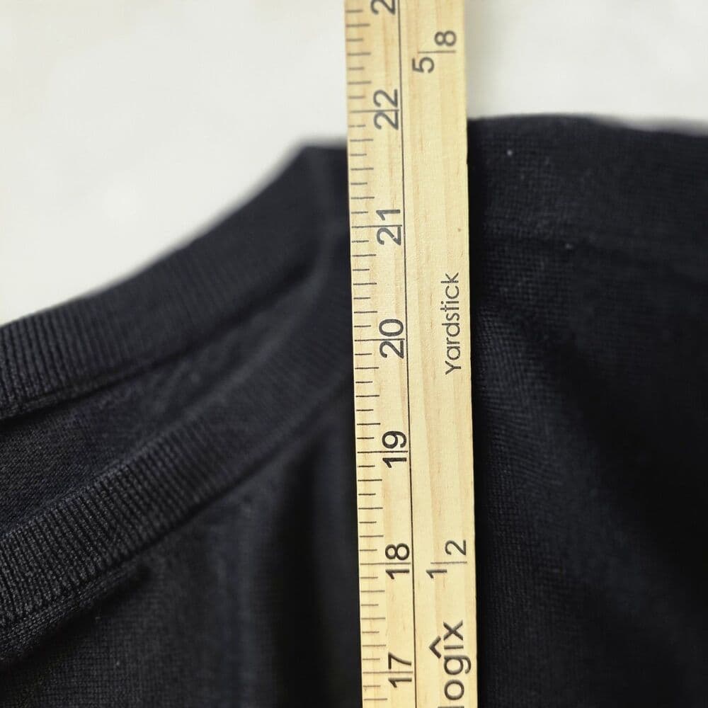 Brooks Brother‎ Size XL Black 100% Supima Cotton Sleeveless Sweater Vest - Thumbnail 2
