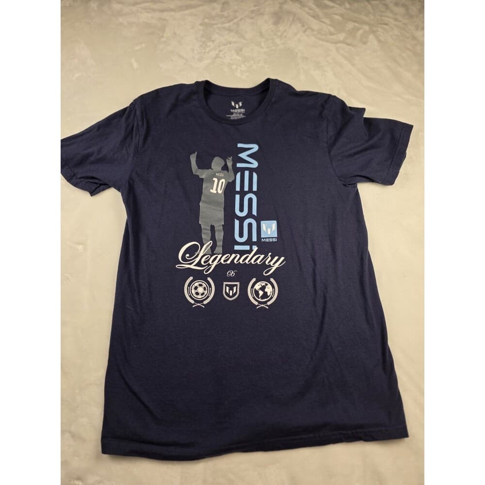 Lionel Messi Men's Medium Blue Graphic Soccer‎ T-Shirt - Thumbnail 6