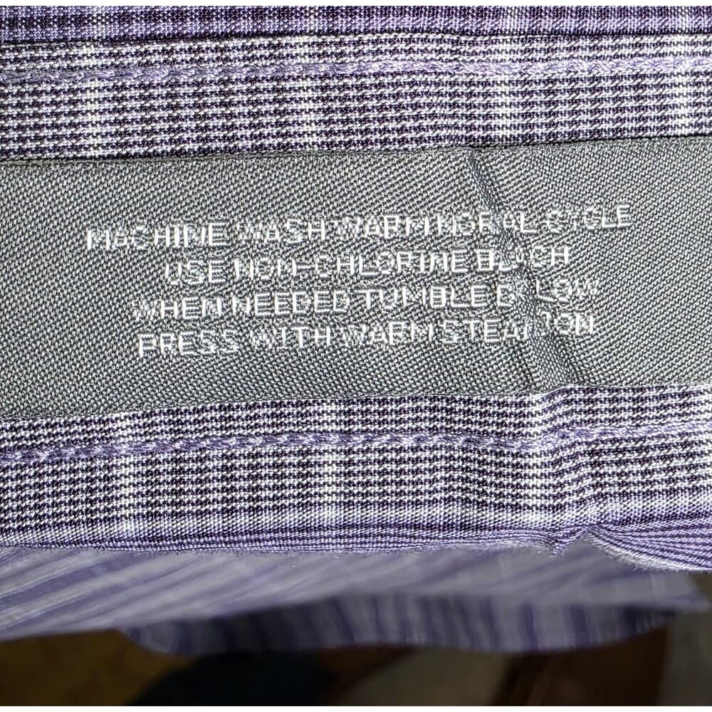 Daniel Cremieux Men's XL Long Sleeve Lavender‎ Shirt - Thumbnail 4