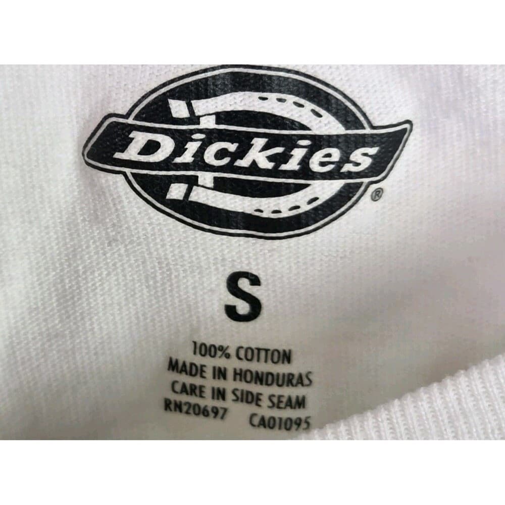 Dickie's Men's Small‎ White Relaxed Fit Outdoors Long Sleeve Shirt - Thumbnail 2