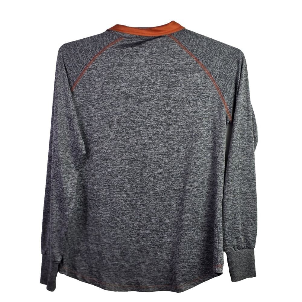Colosseum Oklahoma State Cowboys Adult XL Gray 1/4" Zip Long Sleeve Pullover - Thumbnail 4
