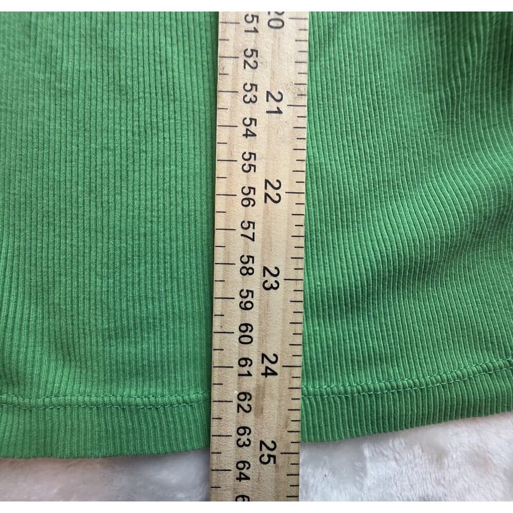 Lauren Ralph Lauren‎ Women's Large Green Ruffle Blouse - Thumbnail 6