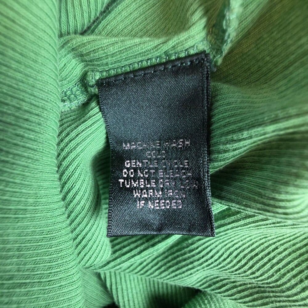 Lauren Ralph Lauren‎ Women's Large Green Ruffle Blouse - Thumbnail 4