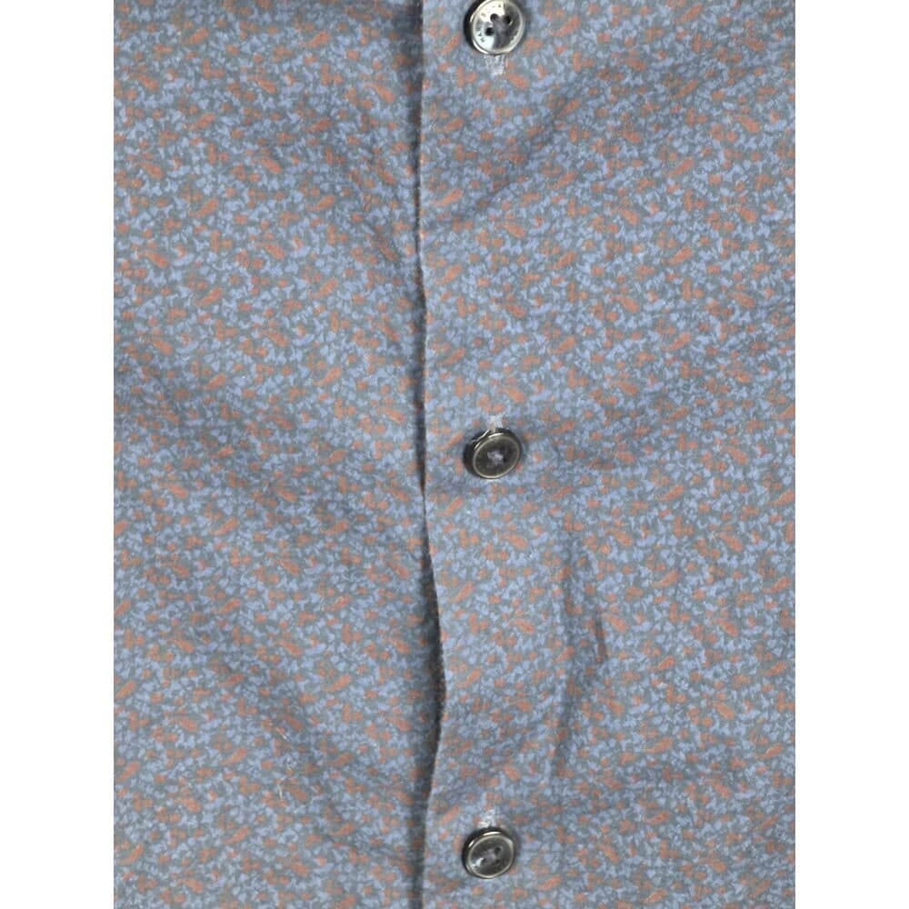 Hart Schaffner Marx‎ Mens Small Blue Paisley Long Sleeve Button Up Shirt - Thumbnail 5