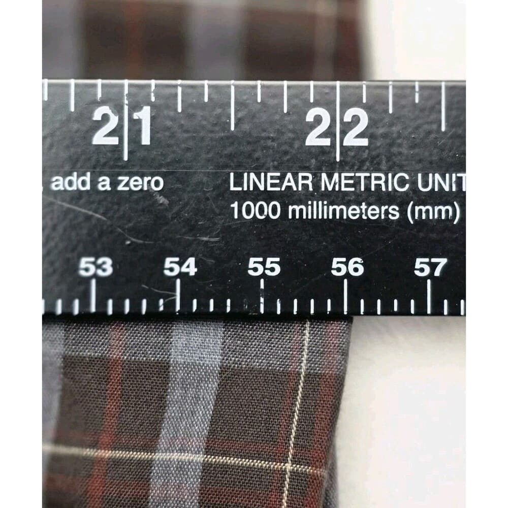 Weatherproof Men's Large Brown Plaid Button Up Long Sleeve Shirt‎ - Thumbnail 4