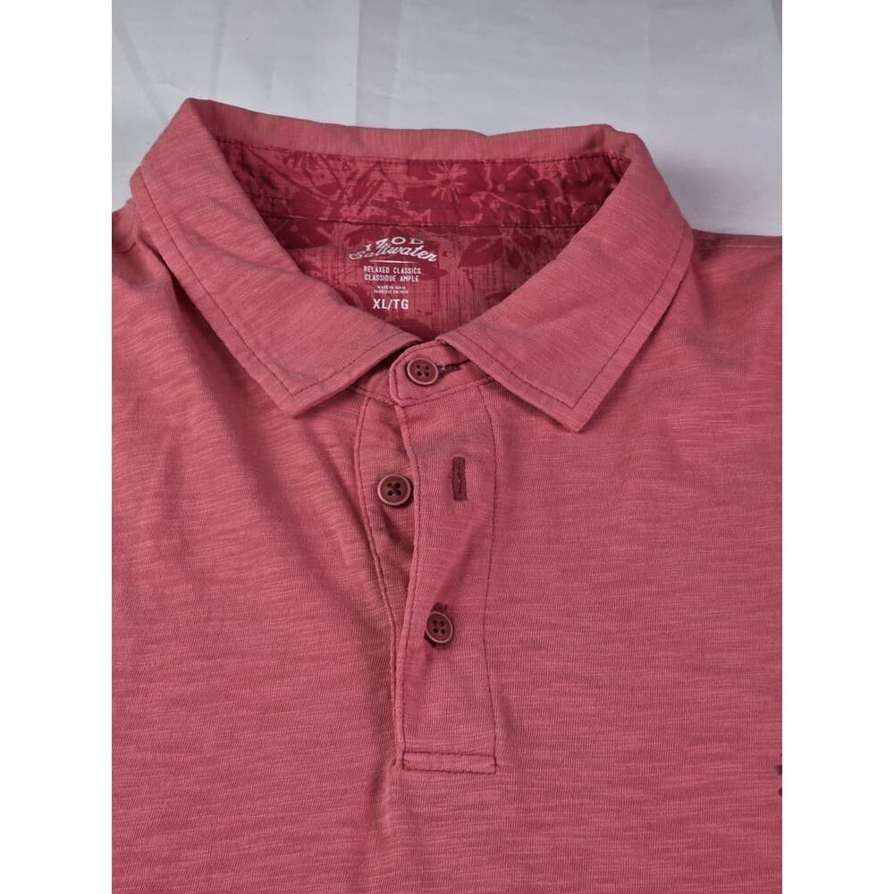 IZOD Men's XL Saltwater Short Sleeve Polo Shirt‎ - Thumbnail 3