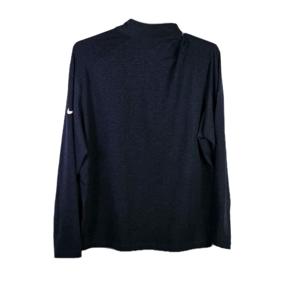 NIKE Chicago Bears XXL Blue 1/2 Zip Dri-Fit Long Sleeve Pullover - Thumbnail 7