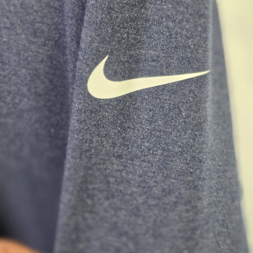 NIKE Chicago Bears XXL Blue 1/2 Zip Dri-Fit Long Sleeve Pullover - Thumbnail 3