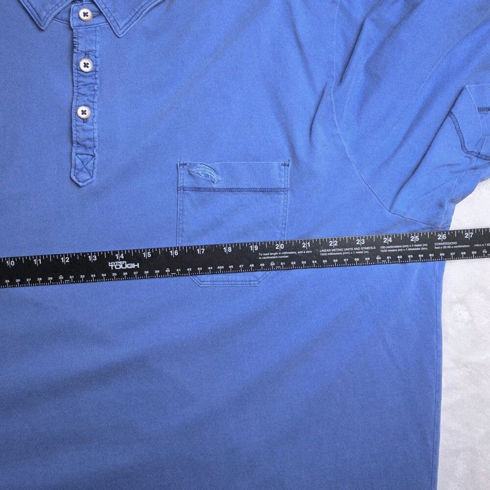 Tommy Bahama Men's XXL Blue Short Sleeve Shirt *Flaws* - Thumbnail 9