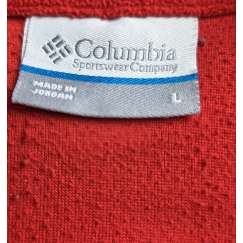 Columbia Women's‎ Large Red Lightweight Pocketed Hoodie - Thumbnail 2