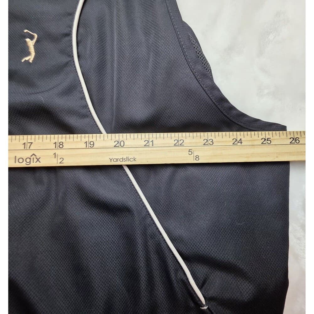 PGA Tour Men's XL Black Golf Vest‎ - Thumbnail 4