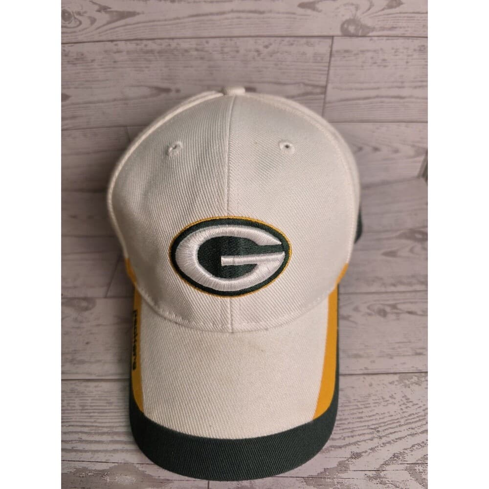 Reebok‎ Green Bay Packers Green/ White Cap - Thumbnail 5
